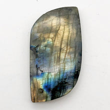 Load image into Gallery viewer, Spectrolite Free Form Pendant Bead | 43x21x8mm | Golden Blue |