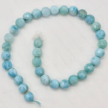Load image into Gallery viewer, Natural Skyblue Larimar Faceted Round Beads | 6mm | Blue | 68 Bead(s)