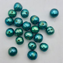 Load image into Gallery viewer, 20 Emerald Green 6mm Freshwater Pearls - PremiumBead Primary Image 1