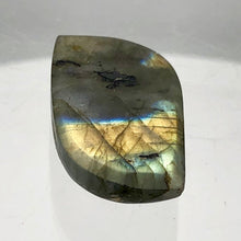 Load image into Gallery viewer, Labradorite Spectrolite Free Form Pendant Bead | 38x20x8mm | Golden Gray |