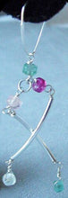 Load image into Gallery viewer, Helix Solid Sterling Silver AAA tourmaline Earrings 300014E - PremiumBead Alternate Image 3