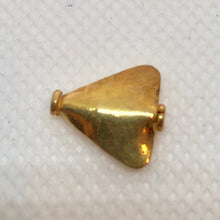 Load image into Gallery viewer, 1 Stunning 22K Vermeil Deco Triangle Bead 006967 - PremiumBead Alternate Image 2