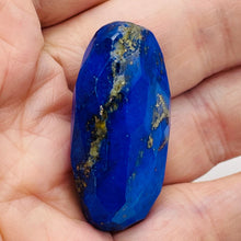 Load image into Gallery viewer, Lapis, Designer Cut 122ct Pendant Bead | 42x22x16mm | Blue | 1 Bead |