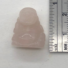 Load image into Gallery viewer, Namaste 2 Hand Carved Rose Quartz Buddha Beads | 19x15x9mm | Pink