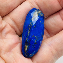 Load image into Gallery viewer, Lapis, Designer Cut 105ct Pendant Bead | 43x21x16mm | Blue | 1 Bead |