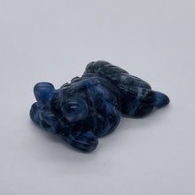 Load image into Gallery viewer, Swimmin' Hand Carved Sodalite Goldfish Bead Figurine