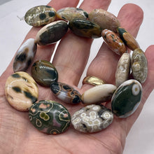 Load image into Gallery viewer, Ocean Jasper Graduated Oval | 27x21 to 22x16x8 mm | Multi-color | 17 Beads