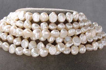 Load image into Gallery viewer, Lovely Baroque Creamy White FW Pearl Strand 106662 - PremiumBead Alternate Image 3