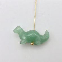 Load image into Gallery viewer, Dinosaur 2 Carved Aventurine Diplodocus Beads | 25x11.5x7.5mm | Green - PremiumBead Alternate Image 12