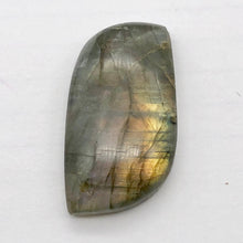 Load image into Gallery viewer, Labradorite Spectrolite Free Form Pendant Bead | 38x20x8mm | Golden Gray |