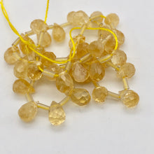 Load image into Gallery viewer, 6 Sparkling Warm Citrine Faceted Briolette Beads 004862 - PremiumBead Alternate Image 8