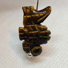 Load image into Gallery viewer, 2 Tiger'S Eye Carved Seahorse Beads | 24x14x6mm | Gold - PremiumBead Alternate Image 2