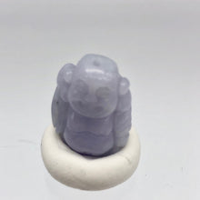 Load image into Gallery viewer, 26.8cts Hand Carved Buddha Lavender Jade Pendant Bead | 21x15x9.5mm | Lavender - PremiumBead Alternate Image 8