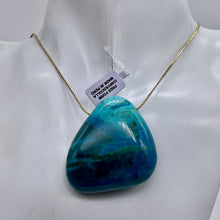 Load image into Gallery viewer, Chrysocolla Free Form Pendant Bead | 41x41x14mm | Blue | 41g | 1 Pendant Bead |