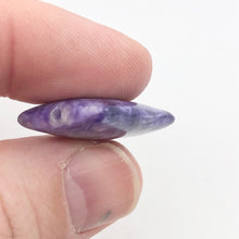 Load image into Gallery viewer, 75cts of Rare Rectangular Pillow Charoite Beads | 2 Beads | 24x20x9mm | 10871C - PremiumBead Alternate Image 4
