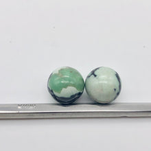 Load image into Gallery viewer, Very Rare Spiderweb Green Turquoise 12mm Bead Strand 107535 - PremiumBead Alternate Image 4