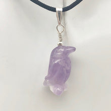Load image into Gallery viewer, Darling! Amethyst Penguin Silver Silver Pendant 509273AMS - PremiumBead Alternate Image 6
