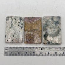 Load image into Gallery viewer, Ocean Jasper 36x24x4mm Amazing Rectangular 3 Beads - PremiumBead Alternate Image 4