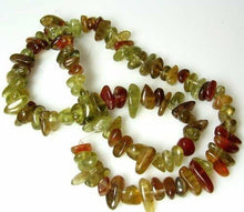 Load image into Gallery viewer, Rare Green & Cinnamon Grossular Garnet Nugget Bead Strand 110469A - PremiumBead Primary Image 1