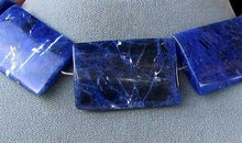 Load image into Gallery viewer, Natural Sodalite Pendant Beads | 38x25mm | Blue | Rectangle | 2 beads | - PremiumBead Alternate Image 9