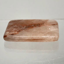 Load image into Gallery viewer, Orange Quartz Rectangular Pendant Bead | 40x30x6mm |