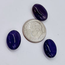 Load image into Gallery viewer, 3 Yummy Natural Amethyst 14x10mm Oval Beads 009161