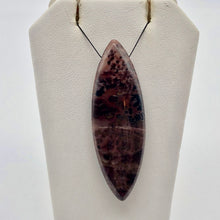 Load image into Gallery viewer, Unique Red Apache Jasper Marquis Centerpiece Bead 8281A - PremiumBead Alternate Image 2