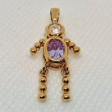 Load image into Gallery viewer, June! Crystal Kid Boy 22K Vermeil Pendant 9926Fb - PremiumBead Alternate Image 3