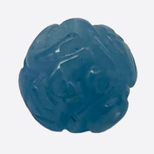 Load image into Gallery viewer, Aquamarine AAA Intricately Carved Round Bead | 12mm | Blue | 1 Bead |