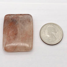 Load image into Gallery viewer, Orange Quartz Rectangular Pendant Bead | 40x30x6mm |
