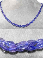 Load image into Gallery viewer, Rare Tanzanite Oval Bead 16.5 inch Strand 48.9cts 108289B - PremiumBead Primary Image 1