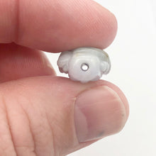 Load image into Gallery viewer, 26cts Hand Carved Buddha Lavender Jade Pendant Bead | 21x14x9.5mm | Lavender - PremiumBead Alternate Image 9