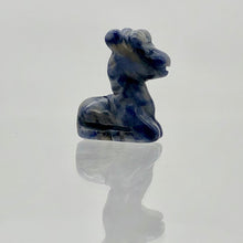 Load image into Gallery viewer, Carved Animal Sodalite Giraffe Figurine Worry Stone