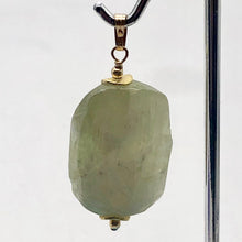 Load image into Gallery viewer, Kunzite Hiddenite Crystal 14K Gold Filled Pendant| 1 3/4" Long|Green | 1 Pendant
