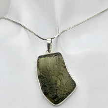 Load image into Gallery viewer, Blue Green Moldavite Pendant 33x22x5mm | 1 3/4" long
