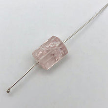 Load image into Gallery viewer, 10.7cts Morganite Pink Beryl Hexagon Cylinder Bead | 13x9mm | 1 Bead | 3863J - PremiumBead Alternate Image 4