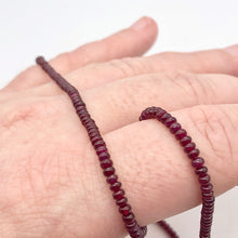 Load image into Gallery viewer, 4 AAA+ Natural Ruby 3x2-1.5mm Smooth Roundel Beads | Red | ~0.55 cts | - PremiumBead Alternate Image 10
