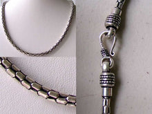 Load image into Gallery viewer, 31G Hand Made Bali 20" Solid Silver 3.75mm Fancy Link Chain! 10007A - PremiumBead Primary Image 1
