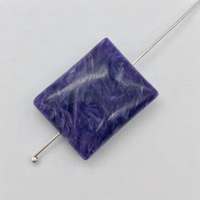 Load image into Gallery viewer, 32cts of Rare Rectangular Pillow Charoite Bead | 1 Beads | 23x18x8mm | 10872D - PremiumBead Alternate Image 6