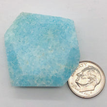 Load image into Gallery viewer, 117cts Druzy Natural Hemimorphite Pendant Bead | Blue | 34x32x10mm | 1 Bead |