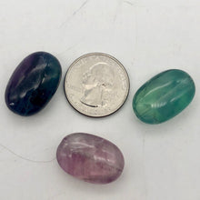 Load image into Gallery viewer, Sparkling! Multi-Hue Fluorite Oval Bead Strand - PremiumBead Alternate Image 8
