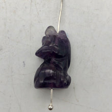 Load image into Gallery viewer, Hand Carved Amethyst Wolf/Coyote Figurine | 21x11x8mm | Purple - PremiumBead Alternate Image 7