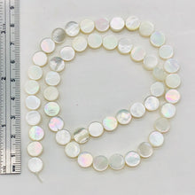Load image into Gallery viewer, Hot Natural Mother of Pearl Shell Bead Strand | 8x2 mm | 51 Pearls |