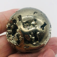 Load image into Gallery viewer, Pyrite Scry Crystal Round | Golden | 1 Sphere | 45mm | 169g |