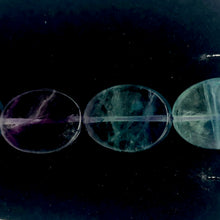 Load image into Gallery viewer, Rare! Carved 20x15mm Oval Fluorite 8" Bead Strand! - PremiumBead Alternate Image 9