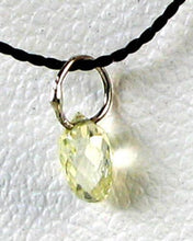 Load image into Gallery viewer, 0.29cts Natural Canary 4x2.25x2mm Diamond & 18K White Gold 6568F - PremiumBead Alternate Image 3