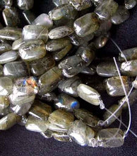 Load image into Gallery viewer, Fiery Natural Labradorite 14x10mm Rectangle Bead Strand 108273 - PremiumBead Alternate Image 3