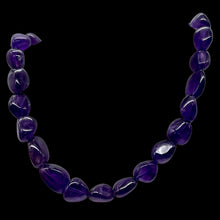 Load image into Gallery viewer, Grape Candy Amethyst Nugget Focal Bead Strand 109383