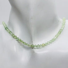 Load image into Gallery viewer, Prehnite Faceted Strand Round | 4 mm | Light Green | 80-90 Beads |