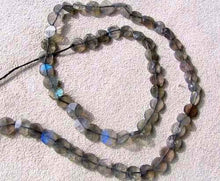 Load image into Gallery viewer, Flash Labradorite Faceted Coin Bead Strand 107499 - PremiumBead Alternate Image 2